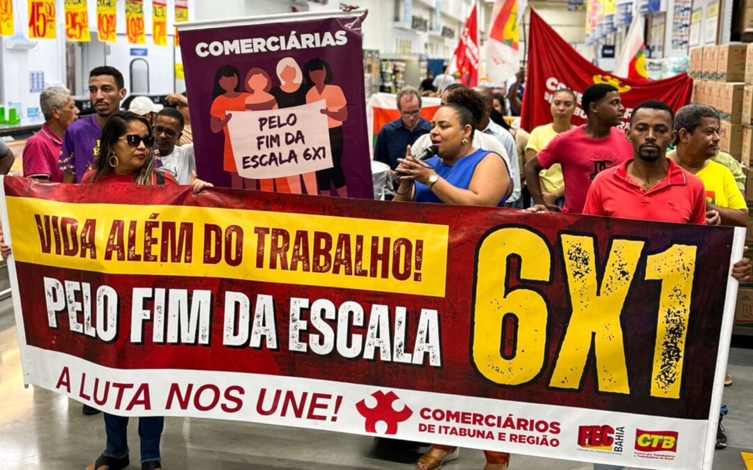 CAMPANHA SALARIAL DOS TRABALHADORES EM SUPERMERCADOS: SINDICATOS PROTESTAM CONTRA DESCASO DO SETOR PATRONAL; SEM REAJUSTE SALARIAL É GREVE!