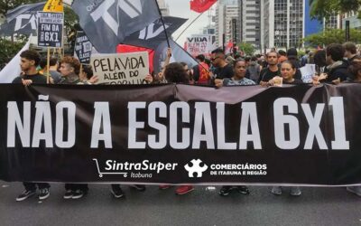 1º DE MAIO – DIA INTERNACIONAL DO TRABALHADOR E DA TRABALHADORA: PELO FIM DA ESCALA 6X1!